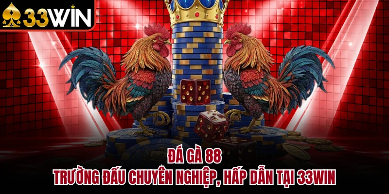 Đá Gà 88 - Trường Đấu Chuyên Nghiệp, Hấp Dẫn Tại 33WIN