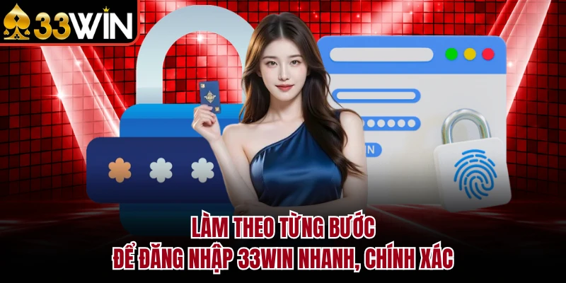 Làm theo từng bước để đăng nhập 33Win nhanh, chính xác